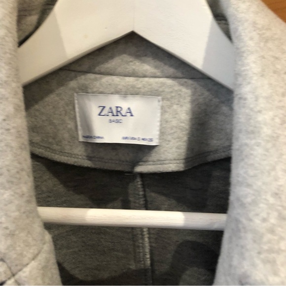 Zara basic oatmeal coat - Picture 2 of 5